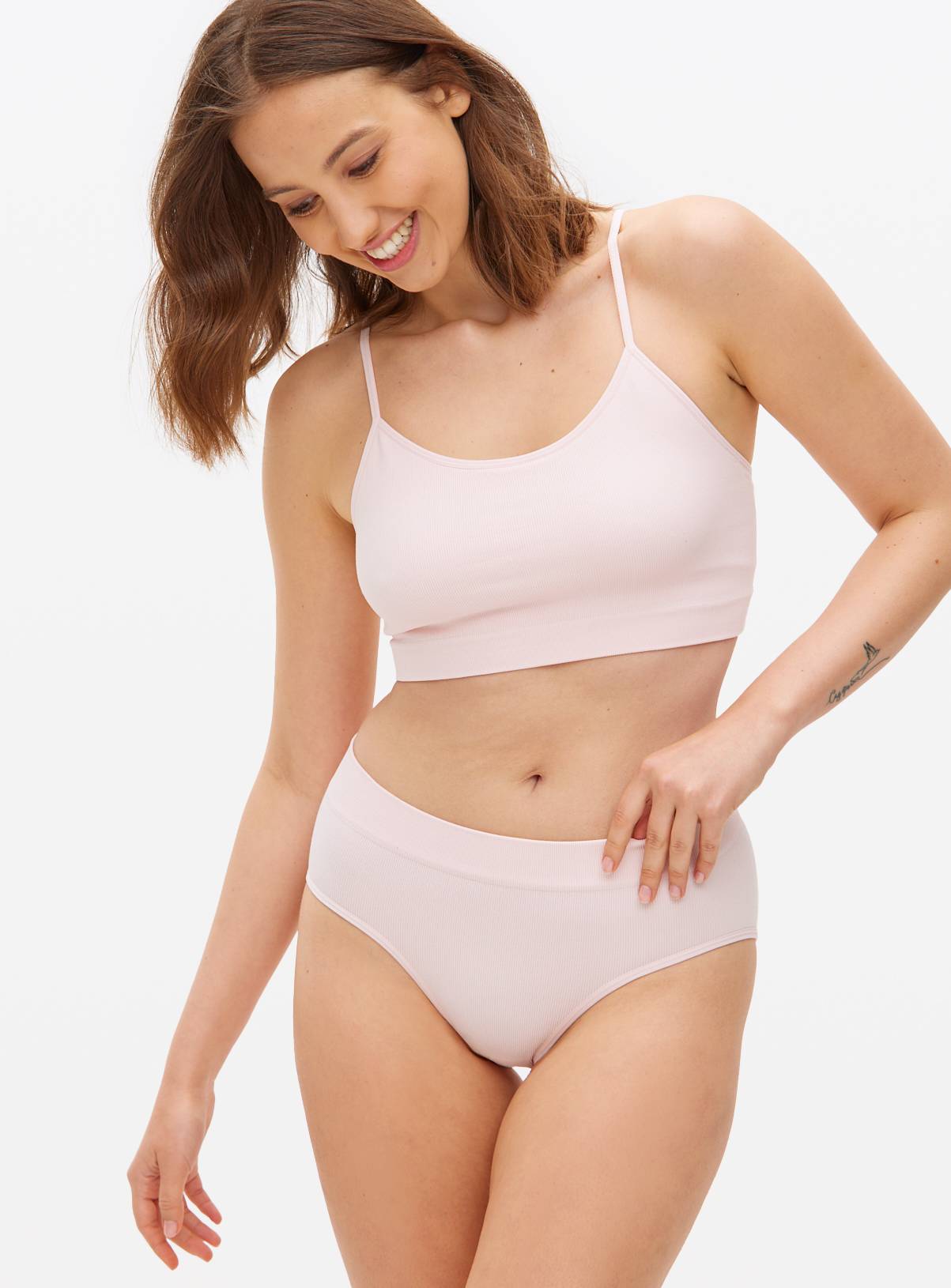 Seamfree Ribbed Crop Top 3 Pack M - Image 2